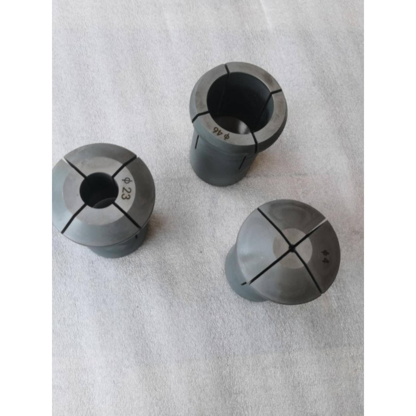 数控仪表车床夹头0640 高频淬火 4开圆通孔弹性 快速夹具 卡头