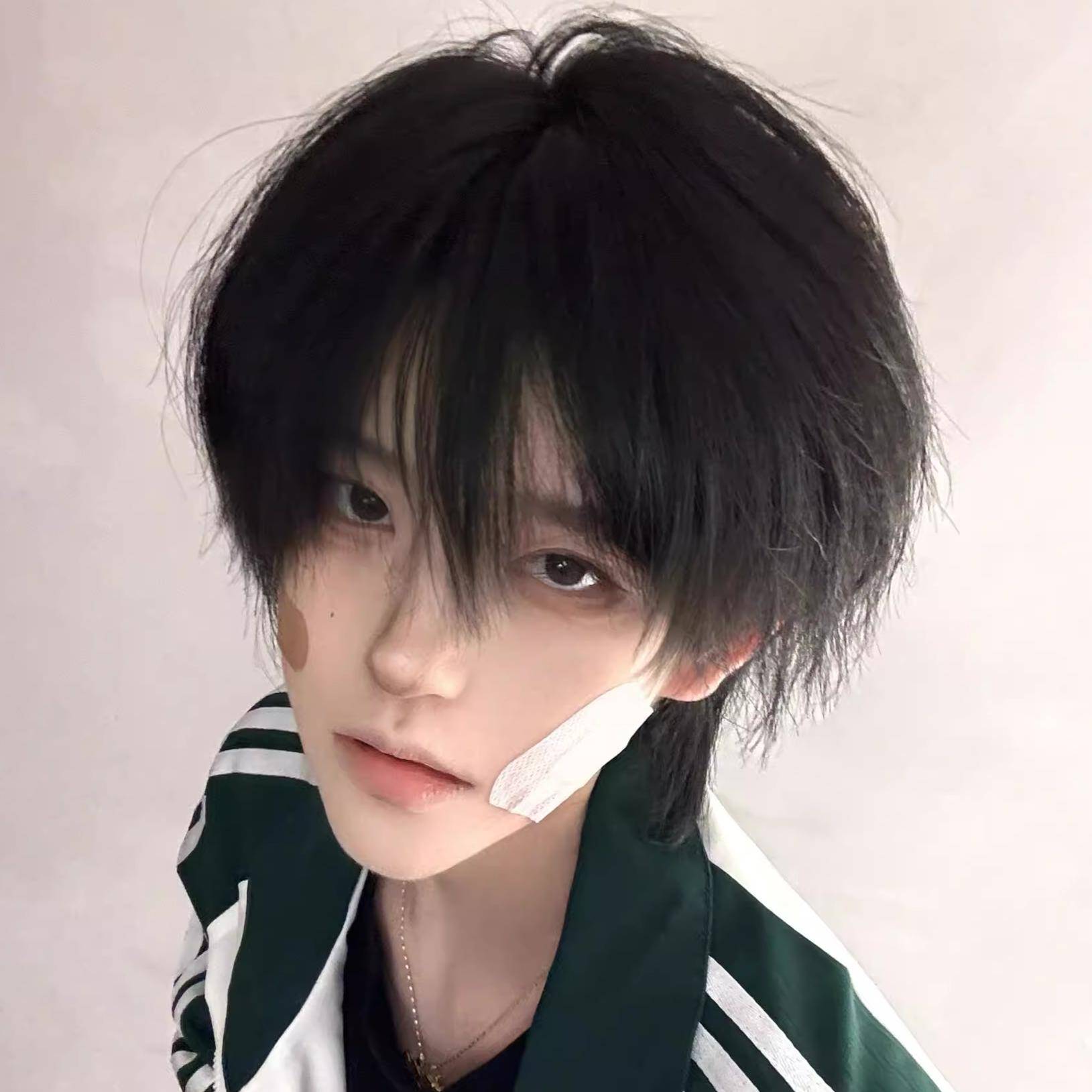 喻繁cos假发万用毛打毛顶毛胚短直发放学等我无需修剪整顶头套