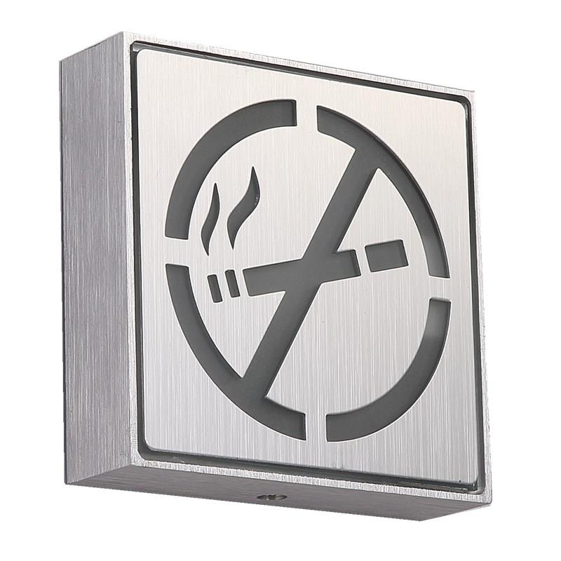 拉丝铝小方盒圆形EXIT外贸标志灯疏散指示灯安全出口