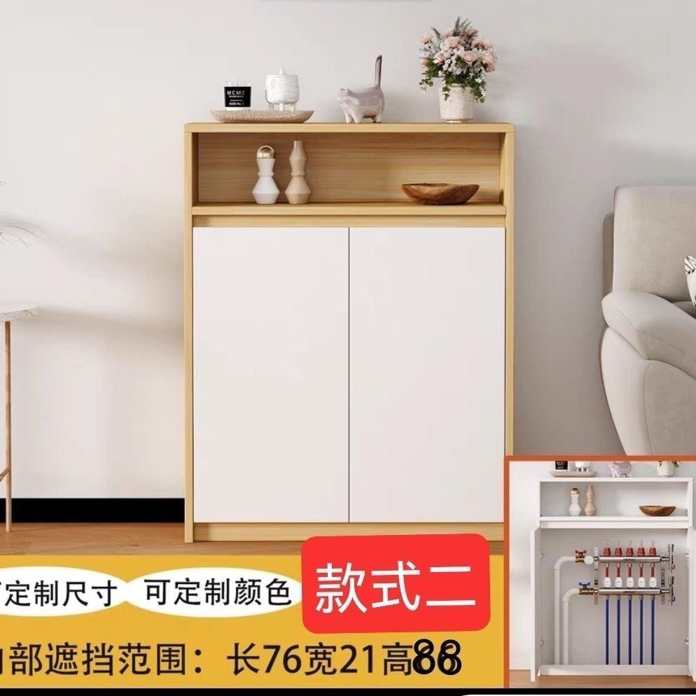 实木地暖分水器遮挡罩地热水表阀门煤气天然燃气管道装饰罩遮丑箱