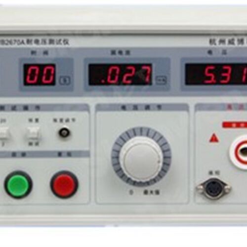 原装正品杭州威博WB2670A数显耐压测试仪WB2670B高压耐压仪5KV