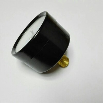 直径40mm轴向压力表 y-40z 0-400bar 0-6000psi=40mpa 螺纹m10x1