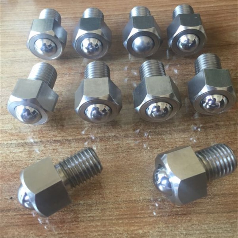 钢珠滚轮 外六角螺栓型 万向轮 BCHL5 6 8 10 12 16 20