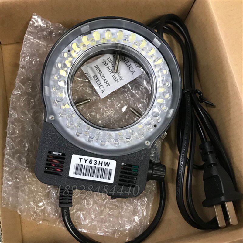 新款 内径63贴片灯可调显微镜LED环形灯显微镜 LED光源 LED贴片灯