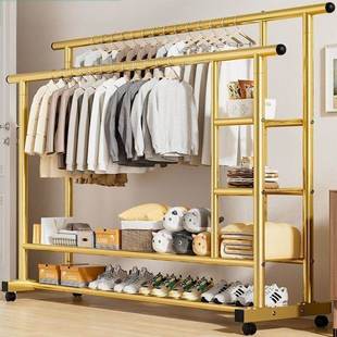 特厚挂衣粗架见详情家阳用落地式卧室晾衣架出屋台加厚加挂租衣架