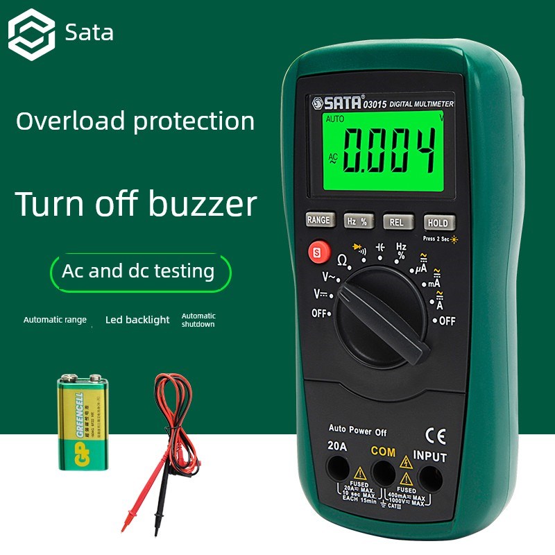 实达万用表小型便携式全自动数字量程高精度特种电工智能万用表03