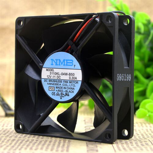正品 NMB 3110KL04WB50/B59 8025 12V 030A 8CM 双滚珠 风扇