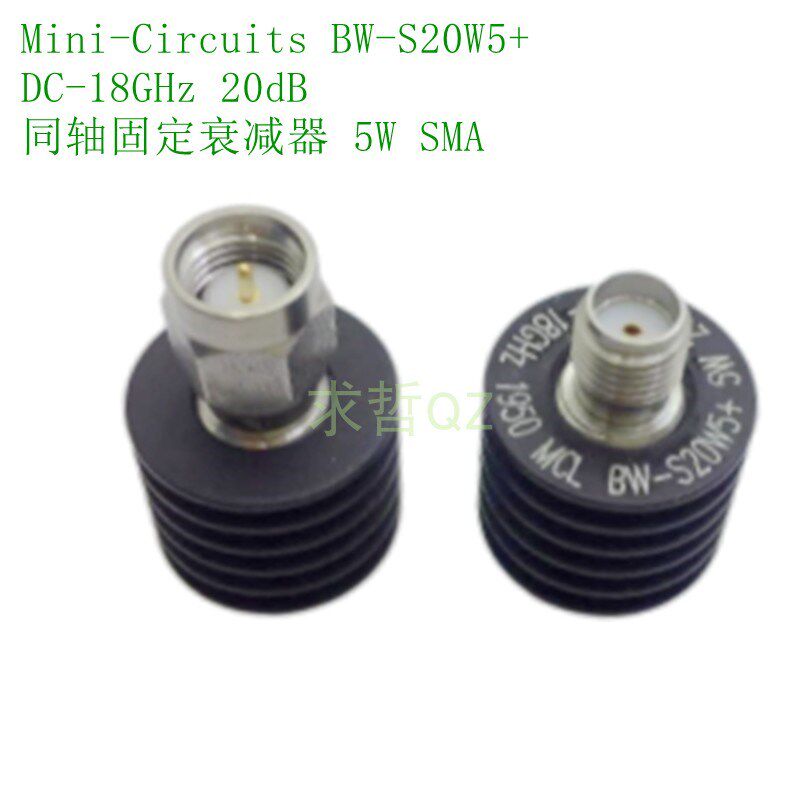 Mini-Circuits BW-S20W5+ DC-18GHz 20dB 同轴固定衰减器 5W SMA