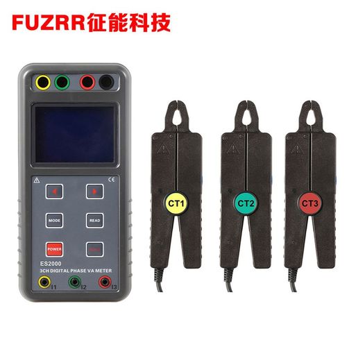 征能ES2000三相交流电相位计ES2000B大口径钳三相相位伏安相序表