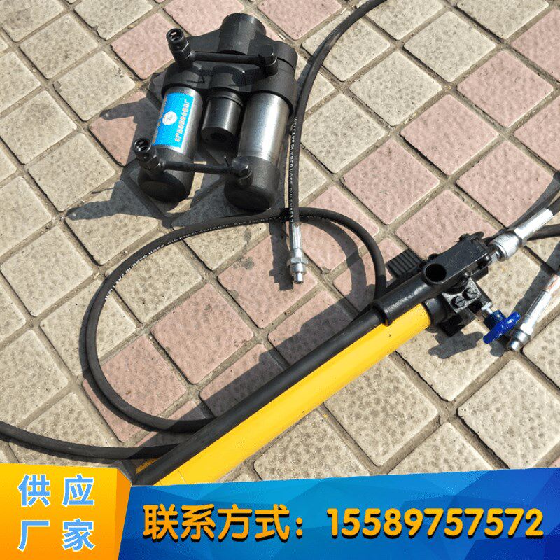 21.6mm双缸锚索张拉千斤顶大吨位锚索张拉机具速度快双缸液压