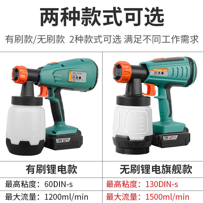 喷锂电枪电喷枪充式BPG电动喷枪喷漆油漆喷枪乳胶漆喷涂机漆机