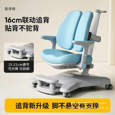 嘉思儿童学写23511习升降小学生家用字矫正坐调节靠姿背座椅书桌