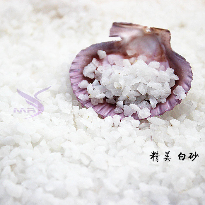 包邮 水族箱布景白沙子 鱼缸装饰造景底砂 精美白沙 细沙