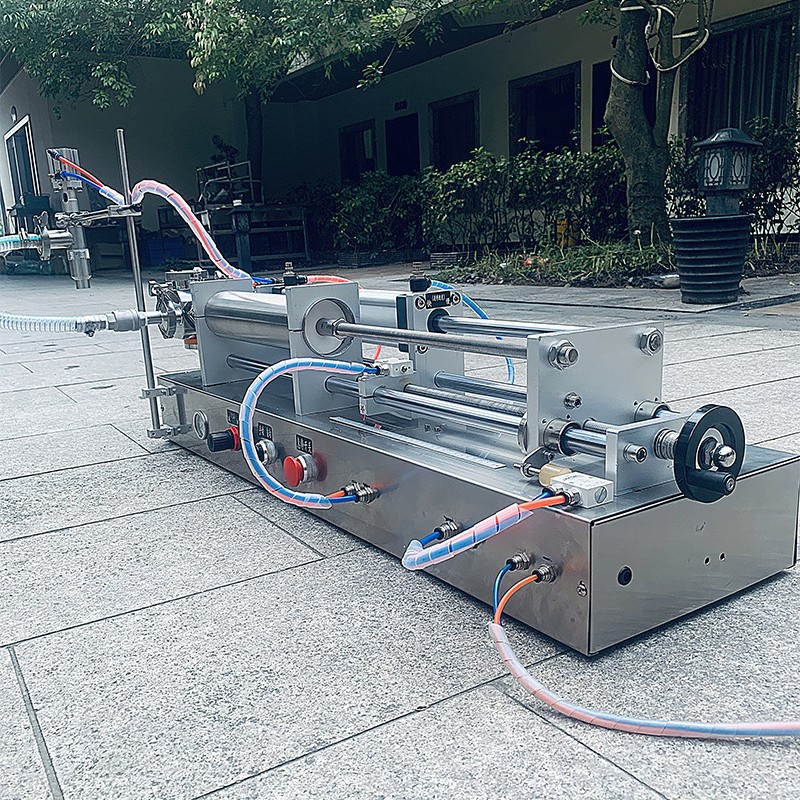 防爆纯气动洗衣液蜂蜜辣椒酱火锅底料酱料灌装机膏体灌装机液体