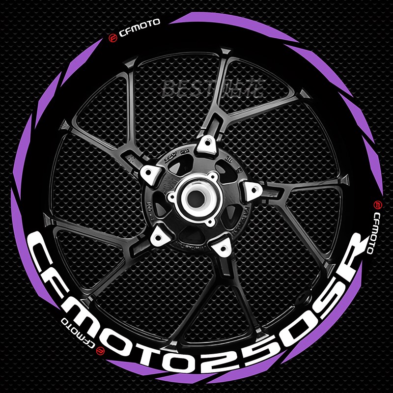 适用春风250SR 450SR450SRS 675SR500SR反光防水改装轮毂贴纸贴花