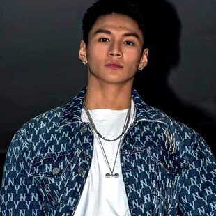 RAWNESS哑铃项链 杠铃锁骨链男士钛钢轻奢健身吊坠520送男友礼物