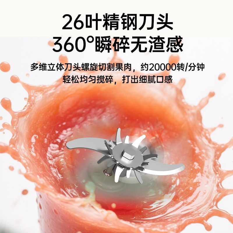 小南瓜榨汁机充电无线户外多功能便携直饮果汁榨汁桶料理机榨汁杯,厨房电器,榨汁机/原汁机,淘宝优惠券,粉丝福利购,淘宝优惠卷