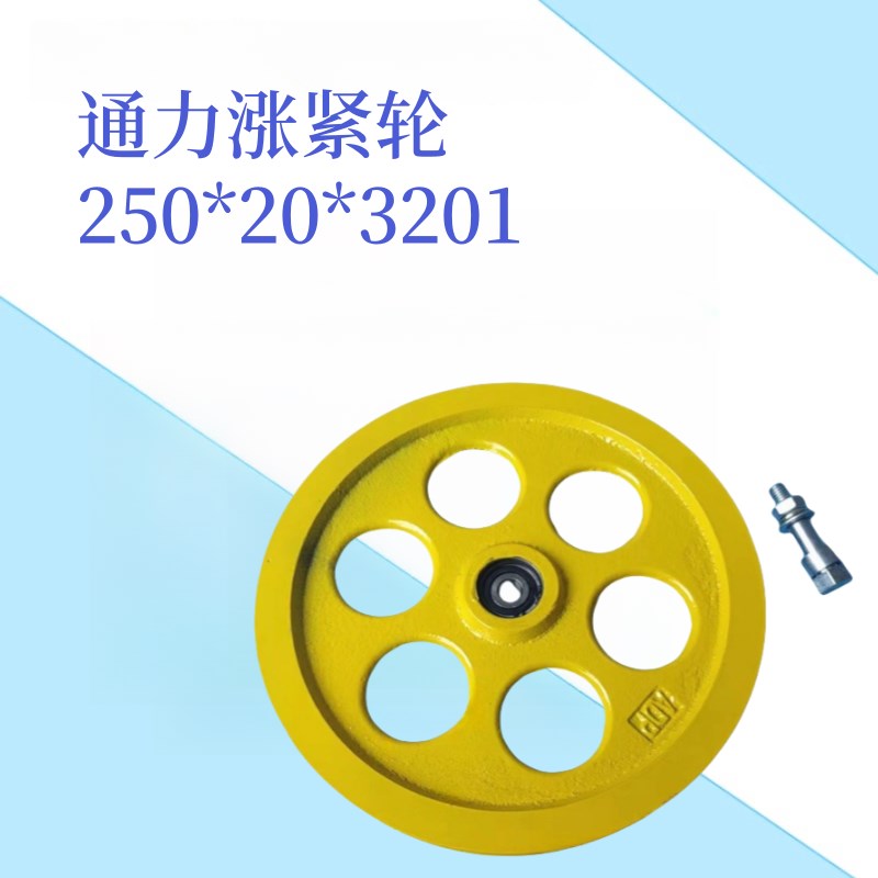 通力电梯涨紧轮 250*20*3201/6201张紧装置 限速器涨紧轮电梯配件