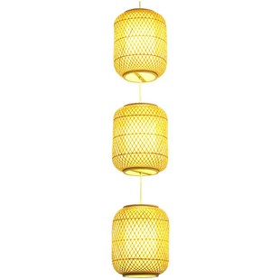 入宅灯笼神庙祠堂门头迎灯定制灯笼串古风中式茶楼茶馆餐饮竹编灯