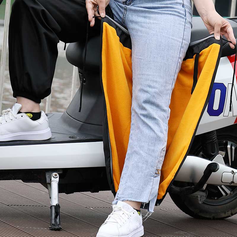 夏季薄款透气护膝男女电动车防风保暖骑行摩托车外穿防水拉链护腿