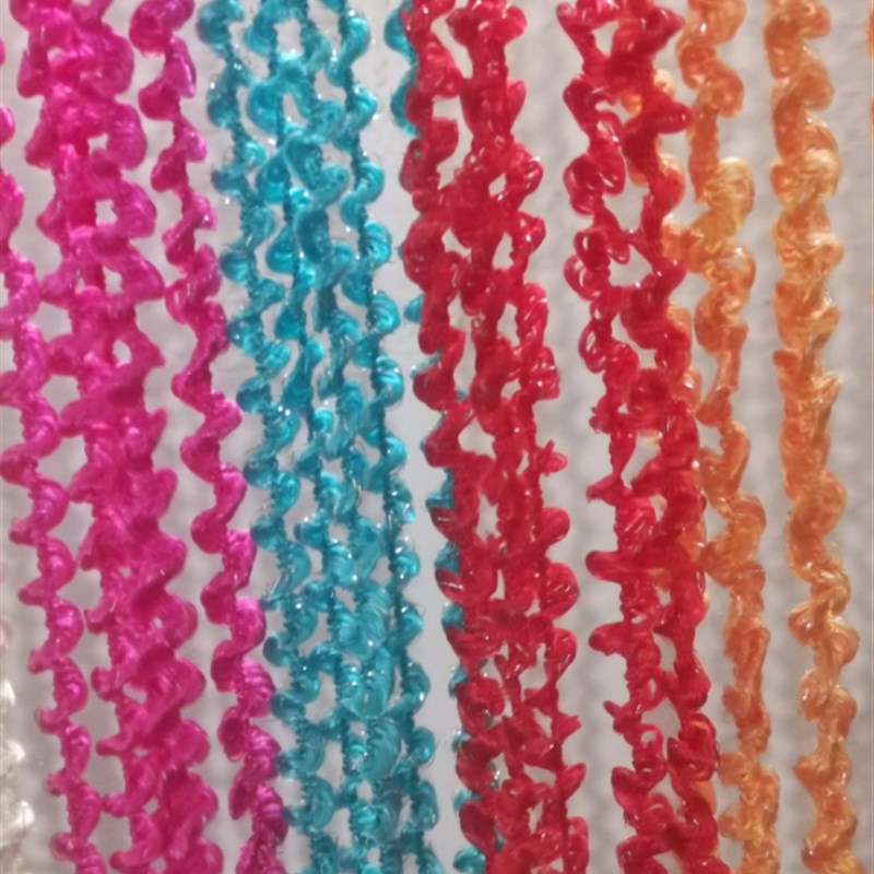 螺旋螺纹加粗线帘 商场橱窗客厅卧室装饰M流苏隔断帘窗帘婚礼帷幔