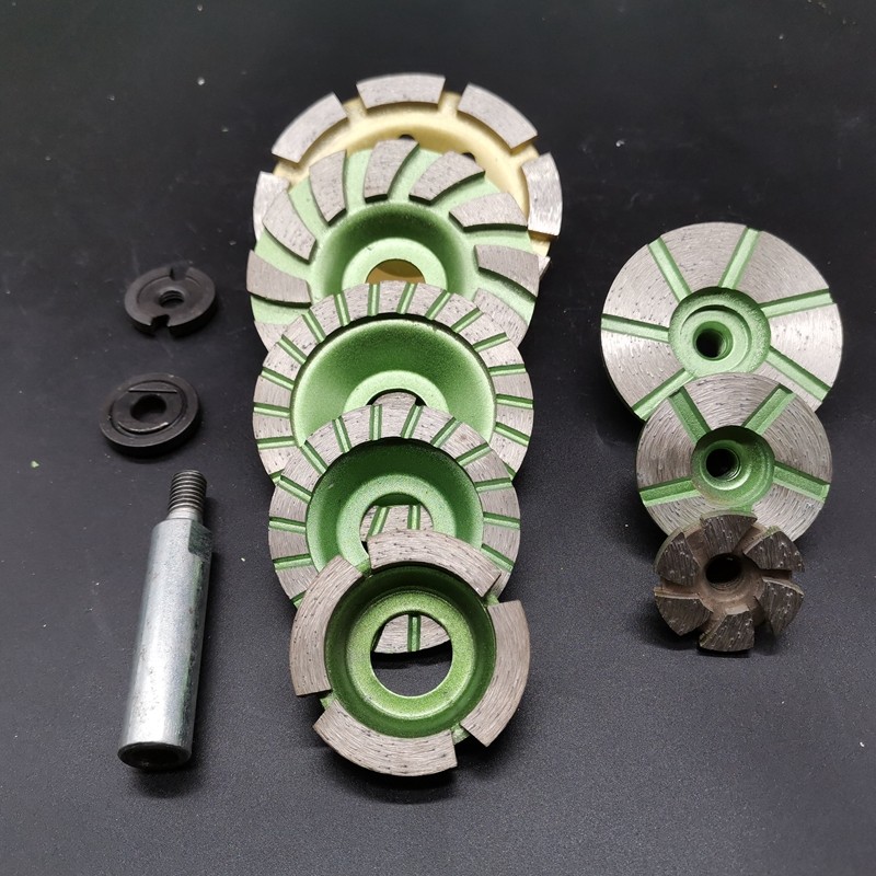 鹅软石打磨清底磨片平q磨轮磨盘石头石材平面磨鹅卵石打磨工具碗