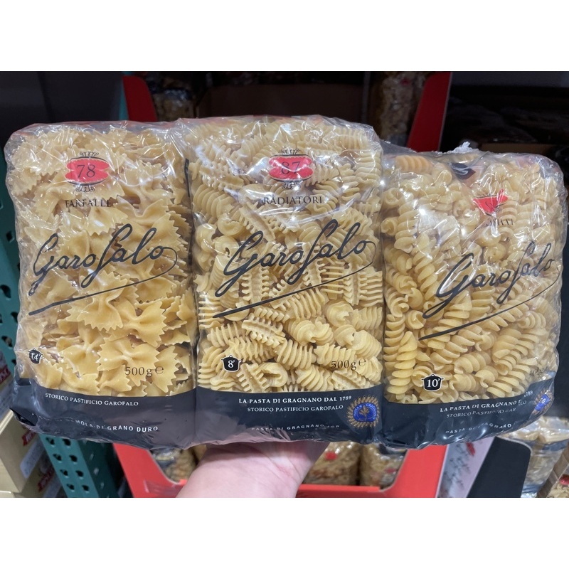 GAROFALO意大利面组合装500g*6包3kg速食意面 Costco山姆代购进口