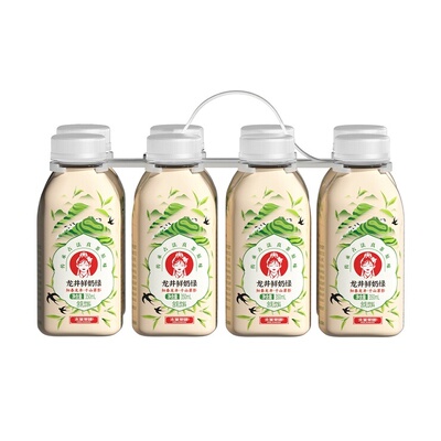开市客Costco山姆冷藏木兰茶语龙井鲜奶绿茉莉鲜奶绿奶茶350ml8瓶