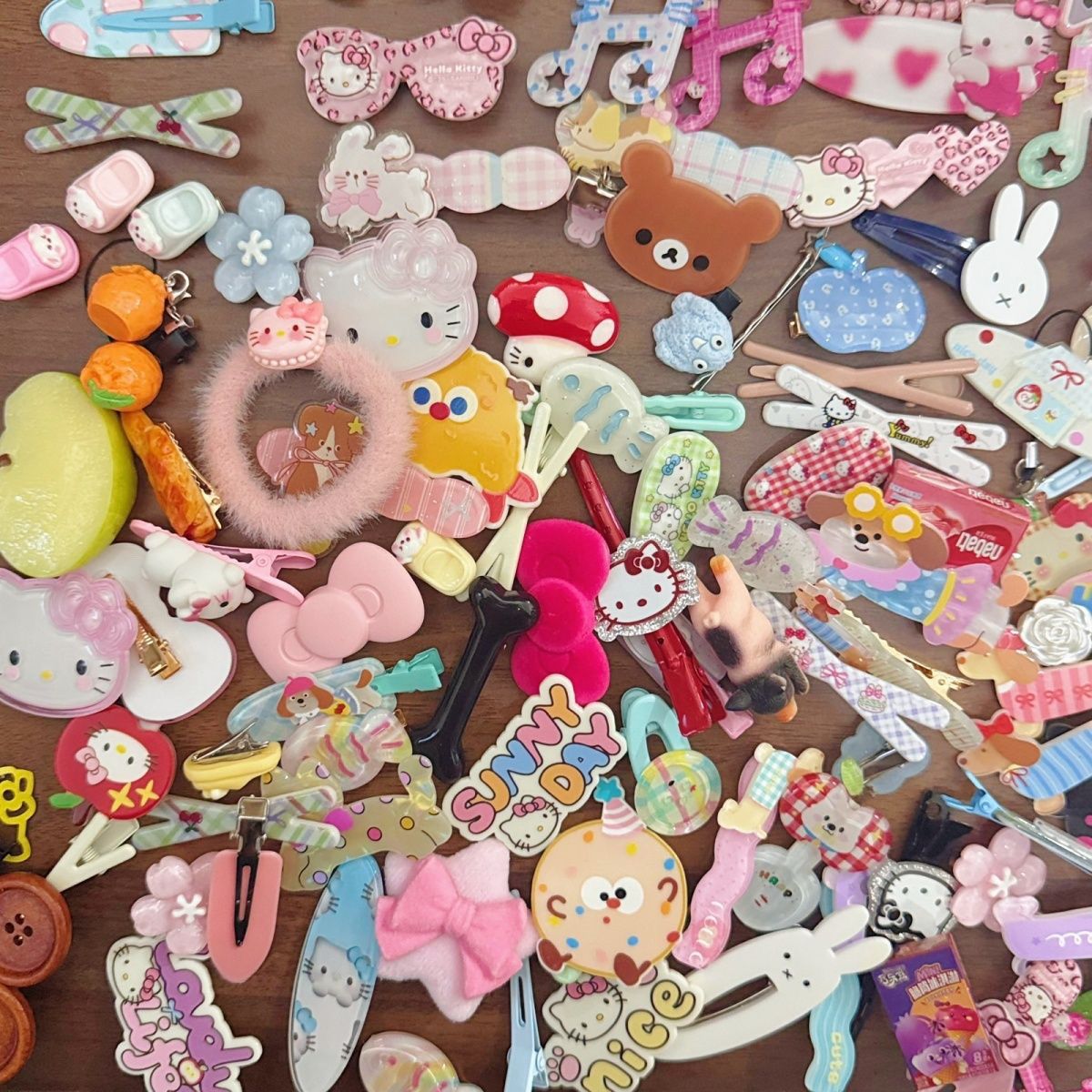 超值浮力发饰盲盒回馈发夹碎发夹鸭嘴夹刘海侧边夹少女心发饰女