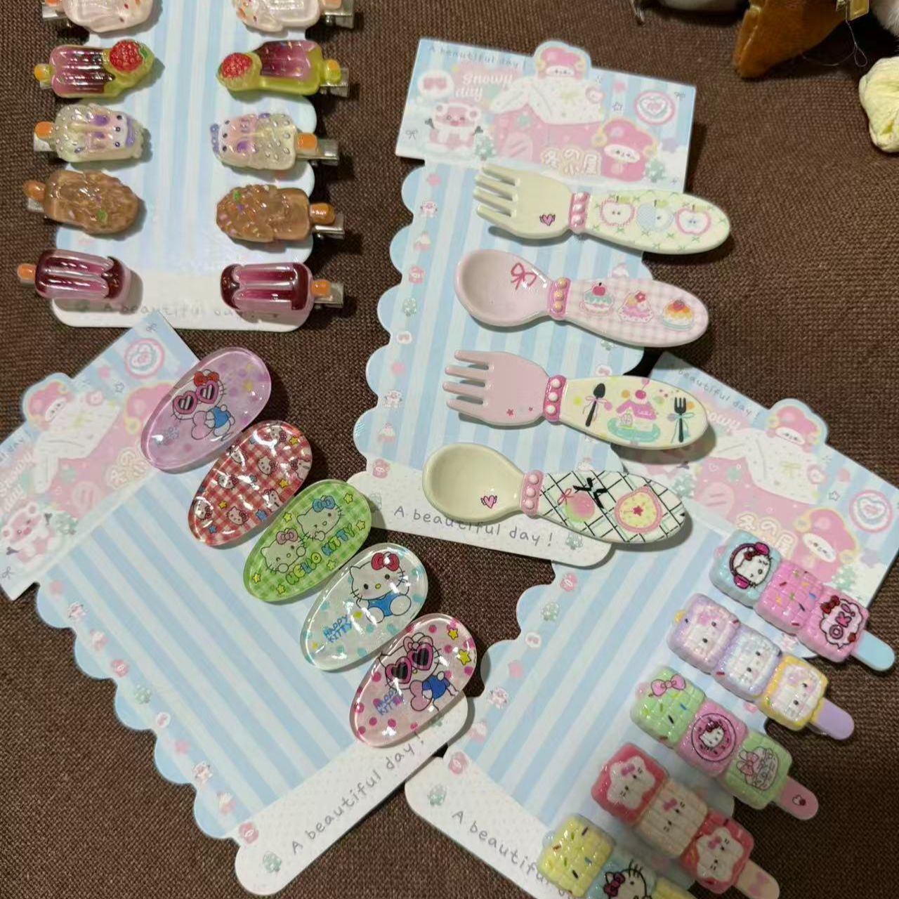 韩版新款卡通少女发夹可爱发饰甜美风儿童发卡头饰发箍夹子