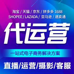 淘宝天猫京东拼多多开店引流代运营店铺一条龙服务整店托管代营运