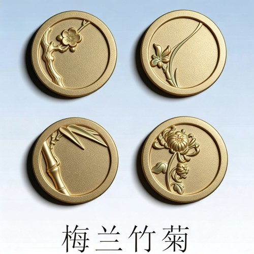 CNC浮雕錾子钢印打金银钢模具首饰工具花錾刻定制建模7毫米磨具