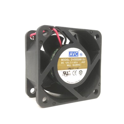 原装AVC 5CM 5028 暴力大风双滚珠散热风扇12V 1.65A DV05028B12U