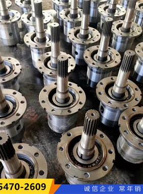 JS40减速机一轴总成轴承套轴圆弧伞齿轮一轴套杯M775 Z11