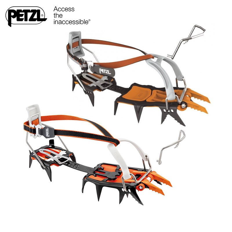 攀索Petzl LYNX攀登山攀冰立齿全功能半卡全卡冰爪U034模块化T24