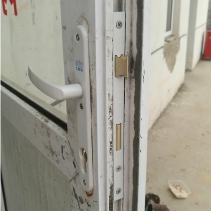 塑钢门锁8525老式平开门执手锁把手锁插芯塑料钢阳台门锁房门锁具