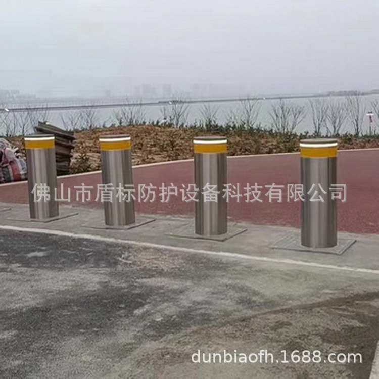 盾标升降柱现货兰州甘肃陕西景区校园全自动液压路障