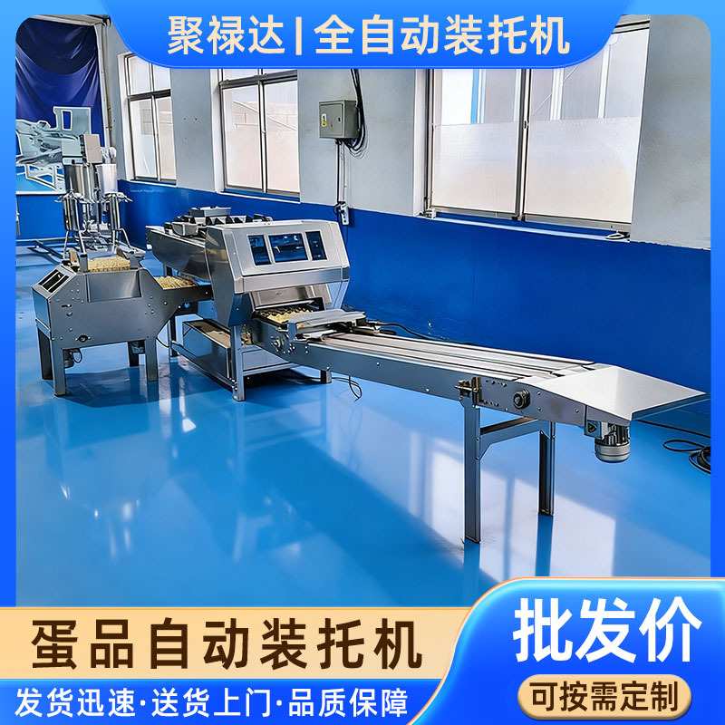 配套流水线鸡蛋鸭蛋装托机 鸭蛋自动装蛋托设备 装纸浆托塑料托机