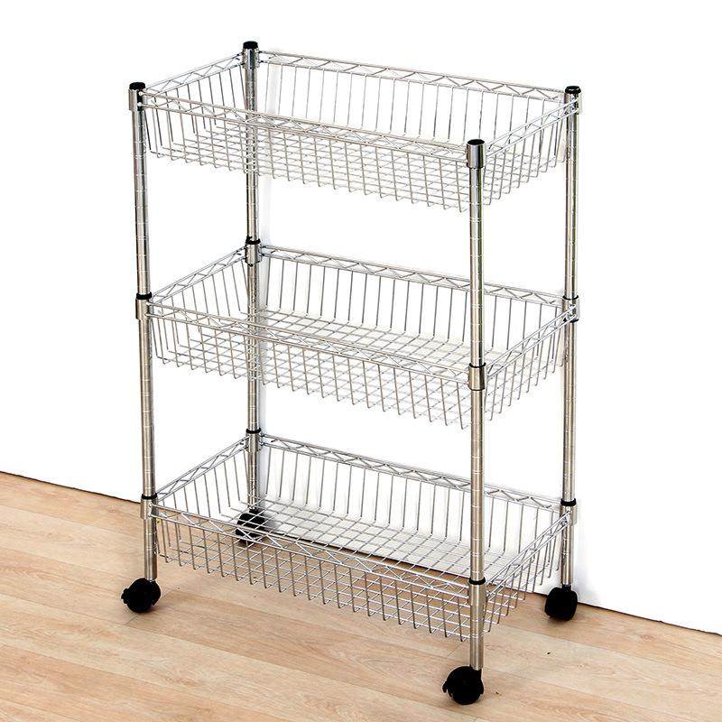 可移动厨房置物架落地多层家用果蔬菜架子收纳筐345层储物架新品,收纳整理,烫衣板及配件,淘宝优惠券,粉丝福利购,淘宝优惠卷