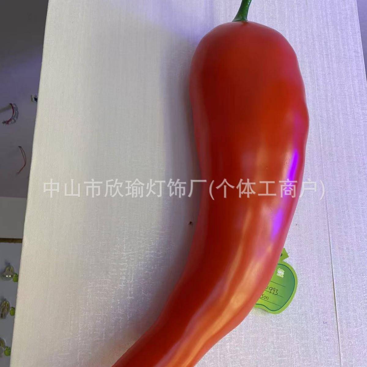 火锅店壁灯网红饭店门口辣椒尖椒红色壁灯长辣椒特色装饰辣椒外墙