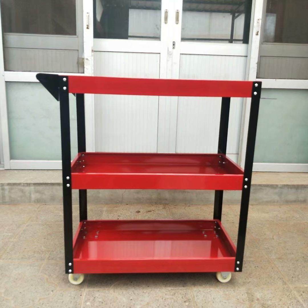 汽修维修工具车三层手推车多功能零件车移动修车工具架子层