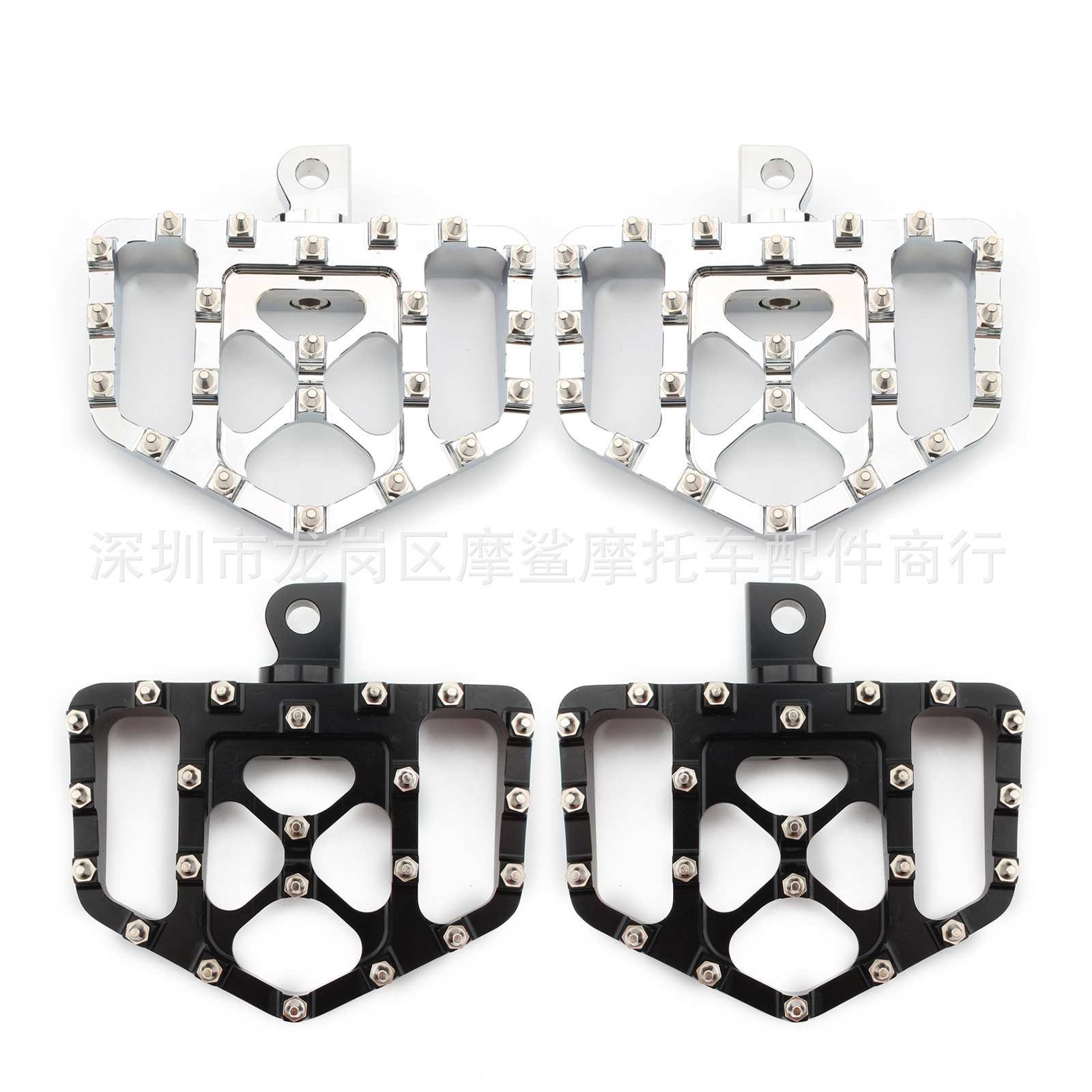 适用哈雷XL883 1200 X48软尾滑翔改装配件脚踏板脚蹬前置后置脚踏