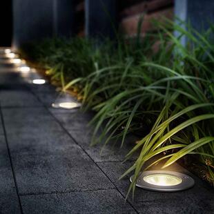 地角灯户外防水不锈钢嵌入式 地灯LED广场花园草坪太阳能地埋E18