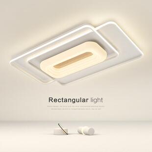 客厅灯北欧温馨奶油风大厅吸顶灯现代简约卧室书房led吸顶灯具