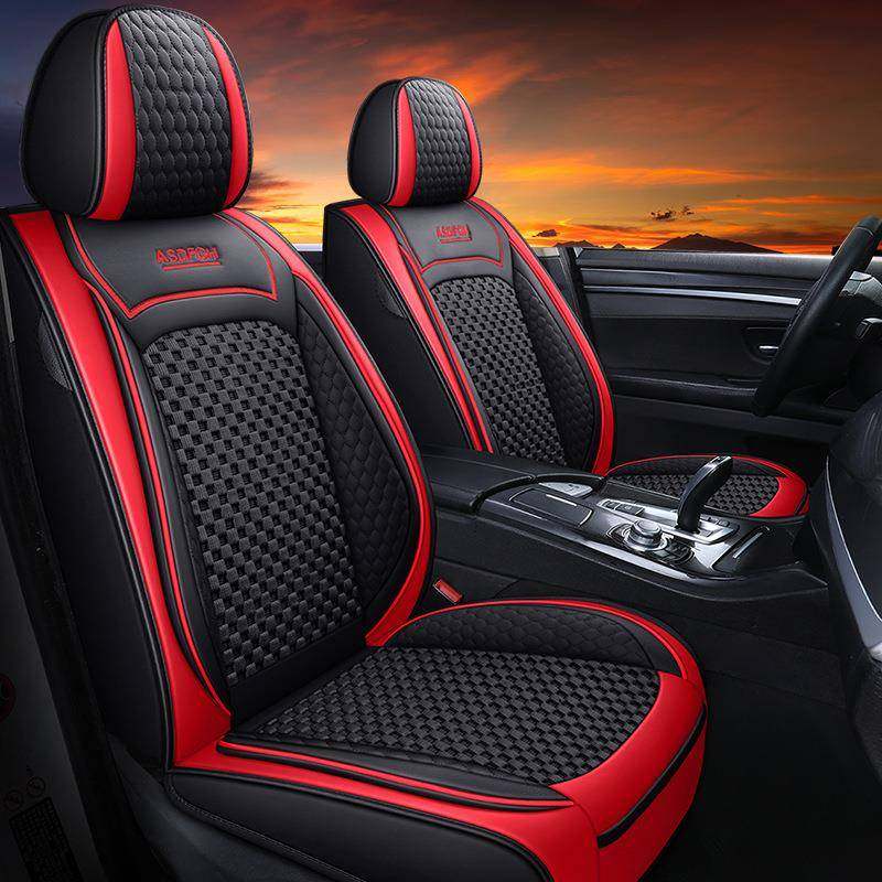 汽车坐垫新款全包围座套四季座垫冰丝坐套夏季小车座椅套卡通新款