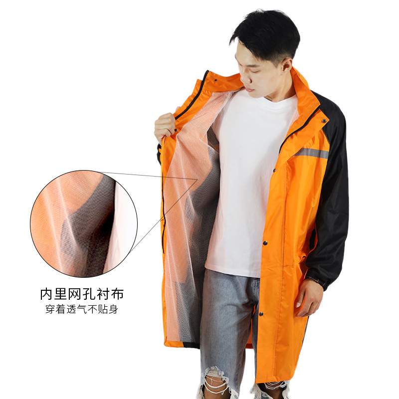 【代发包邮】雨衣成人款时尚连体雨衣双层反光雨衣全身雨衣骑