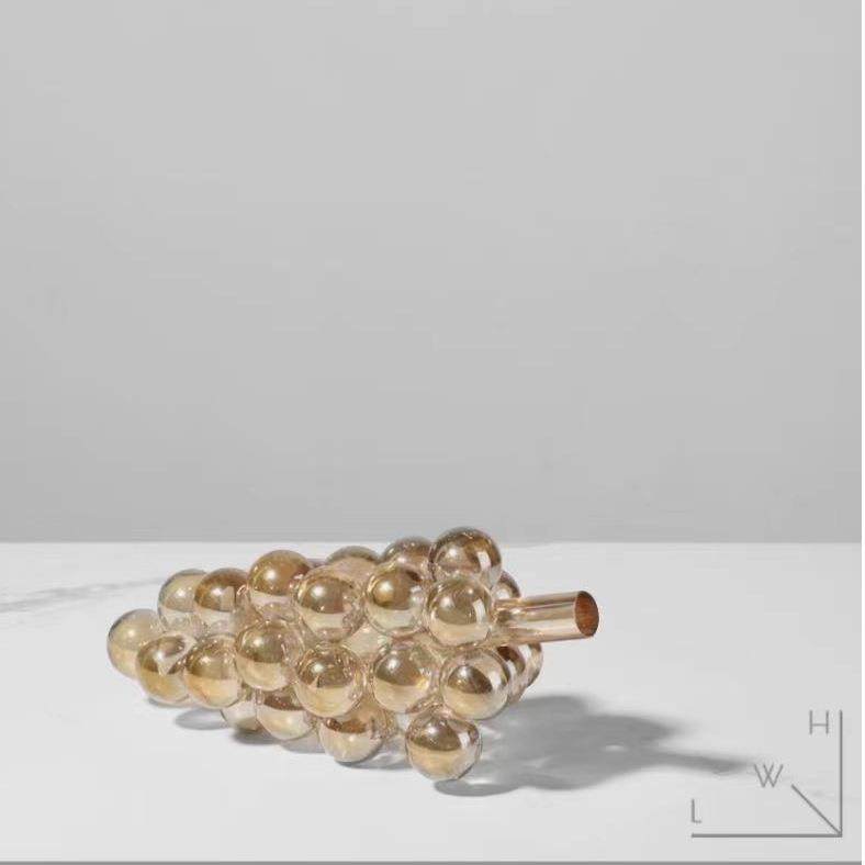 极简轻奢水晶葡萄摆件样板房间售楼处家居客厅桌面玄关柜软装饰品,收纳整理,烫衣板及配件,淘宝优惠券,粉丝福利购,淘宝优惠卷