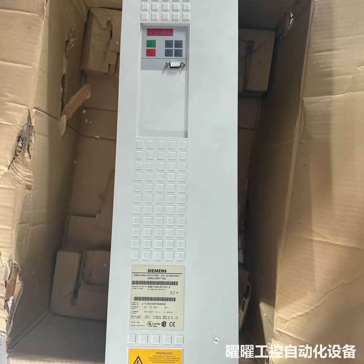 西门子 调速器 全新正品现货一台 6SE7022-6TC51