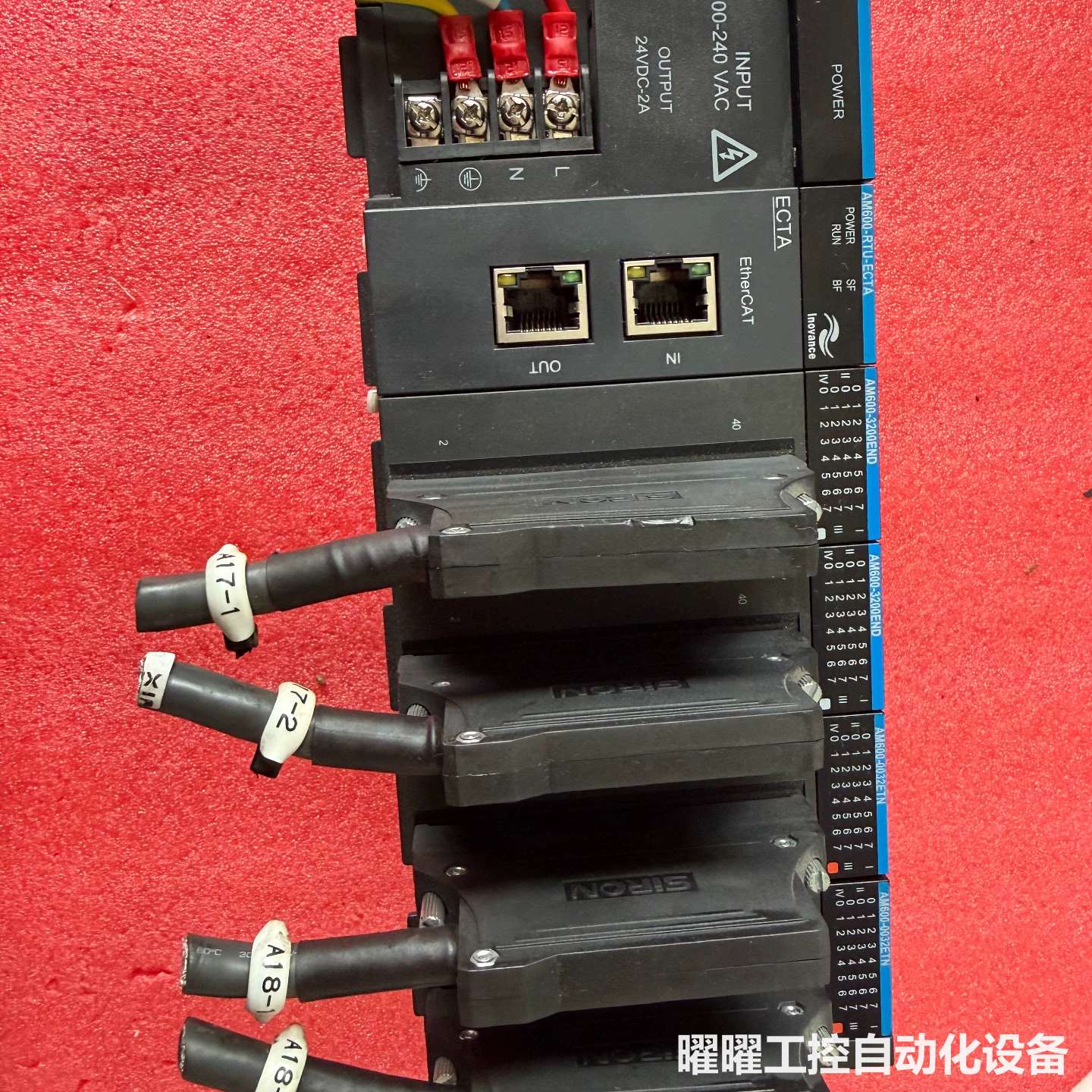 汇川PLC AM600-PS2二手拆机成色如图，包好
