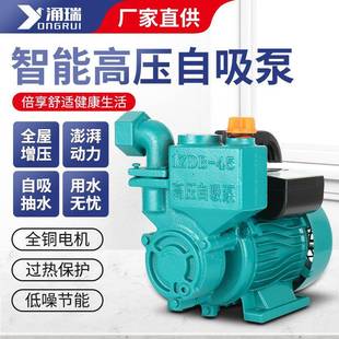 抽水机自来水管道加压泵太阳能增压泵 家用小型220V自吸泵漩涡式